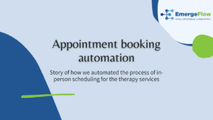 Appoint booking RPA EmergeFlow