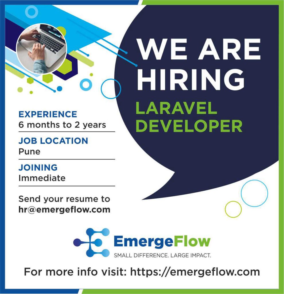 Laravel developer - Job description