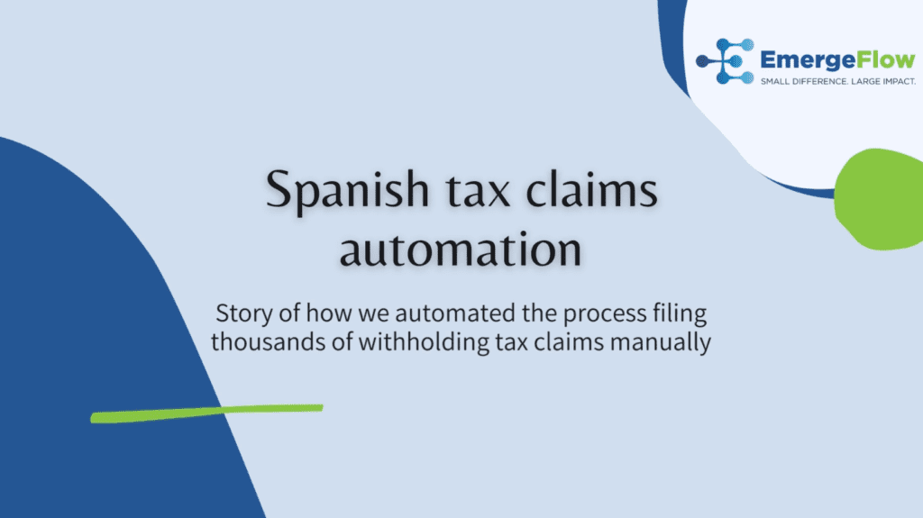 Spanish tax claims - case study